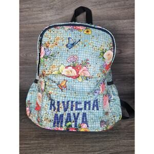 Robin Ruth Jenny White Amsterdam Floral Backpack Travel School Bag EUC Robin ruth gray amsterdam - Gem main image 3